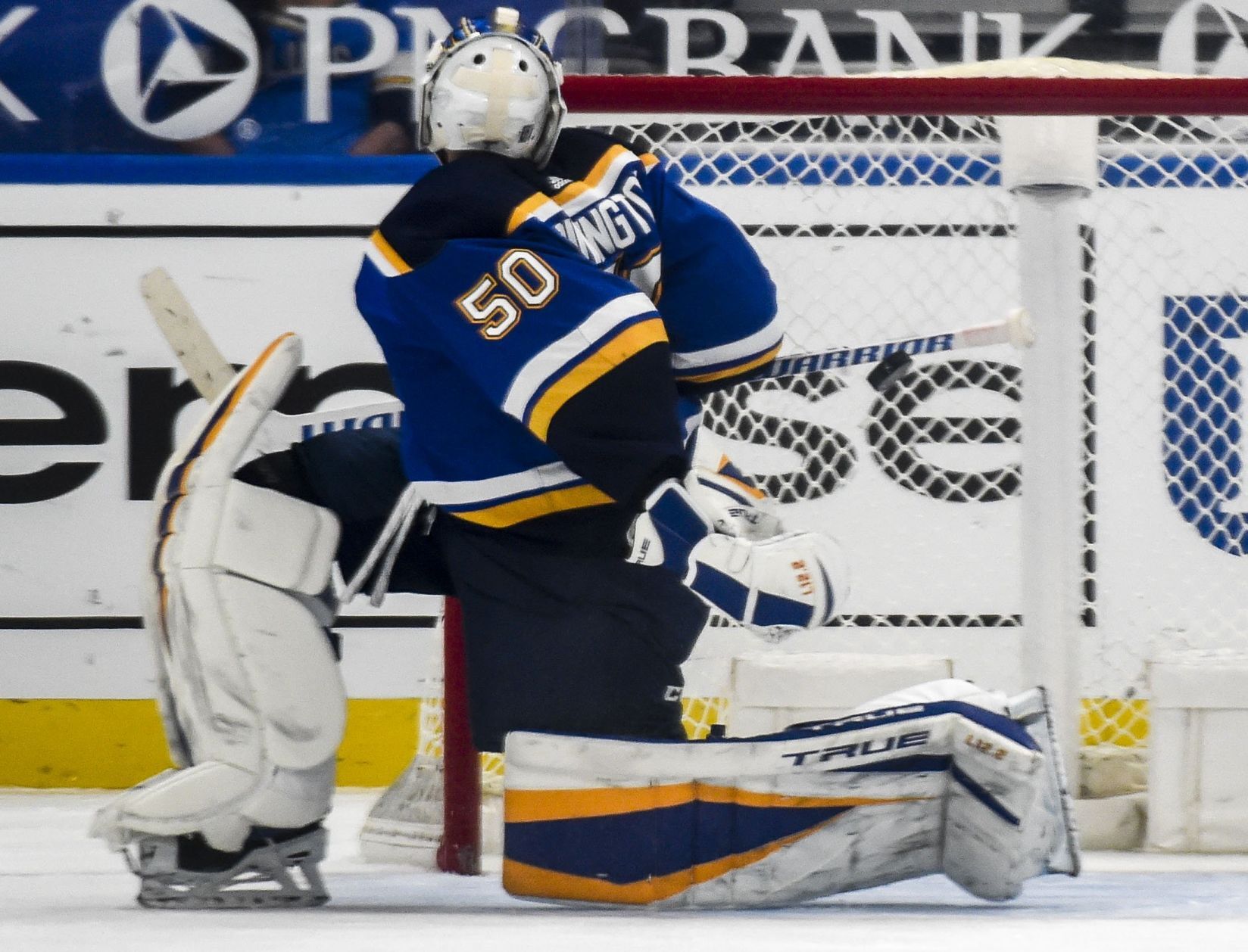 Blues drop game in shootout